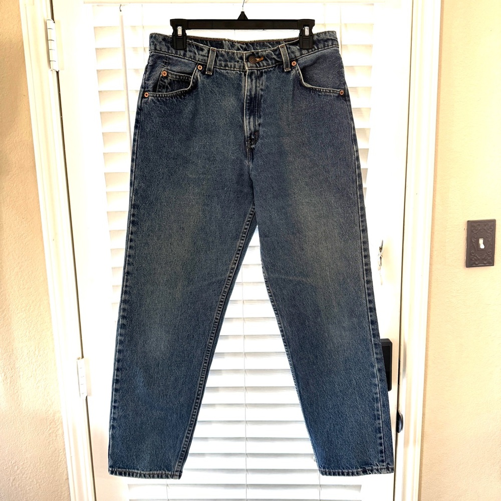 💖 Vintage Levi's 962 Orange Tab High Waist Jeans, Size 13 Jr. S - Picture 2 of 16